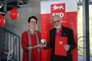 Verleihung der Willy-Brandt-Medaille an Willi Hundorf